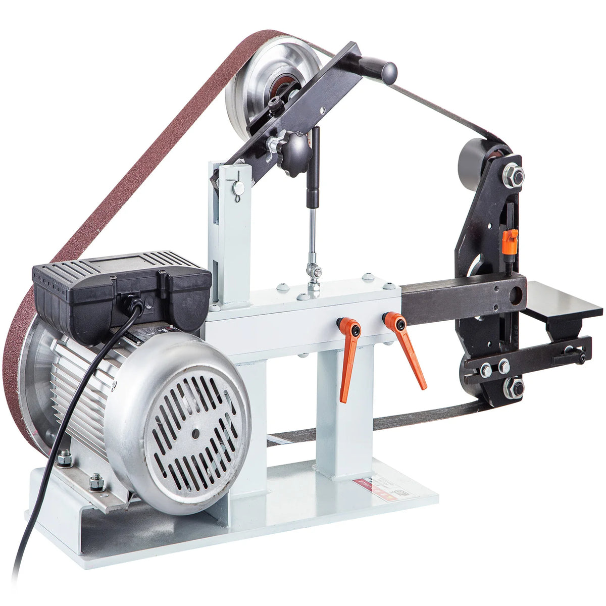 SucceBuy 1.5KW Belt Grinder With 2 Belts And Variable Speed