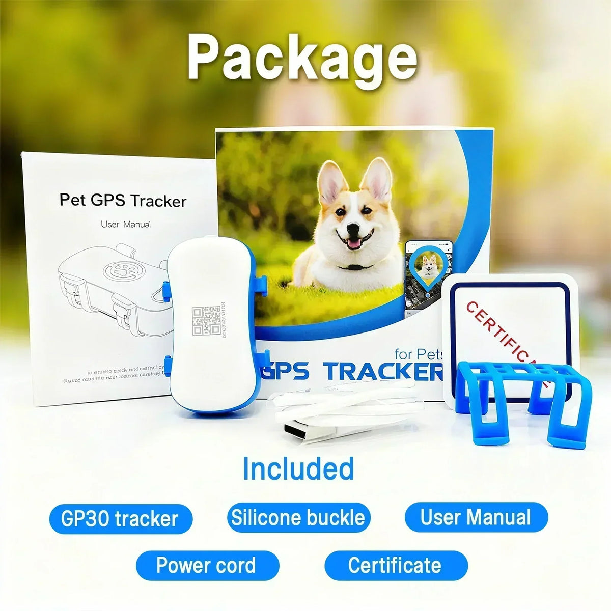 Wanwaytech 4G GPS Pet Tracker Real Time Tracking Waterproof