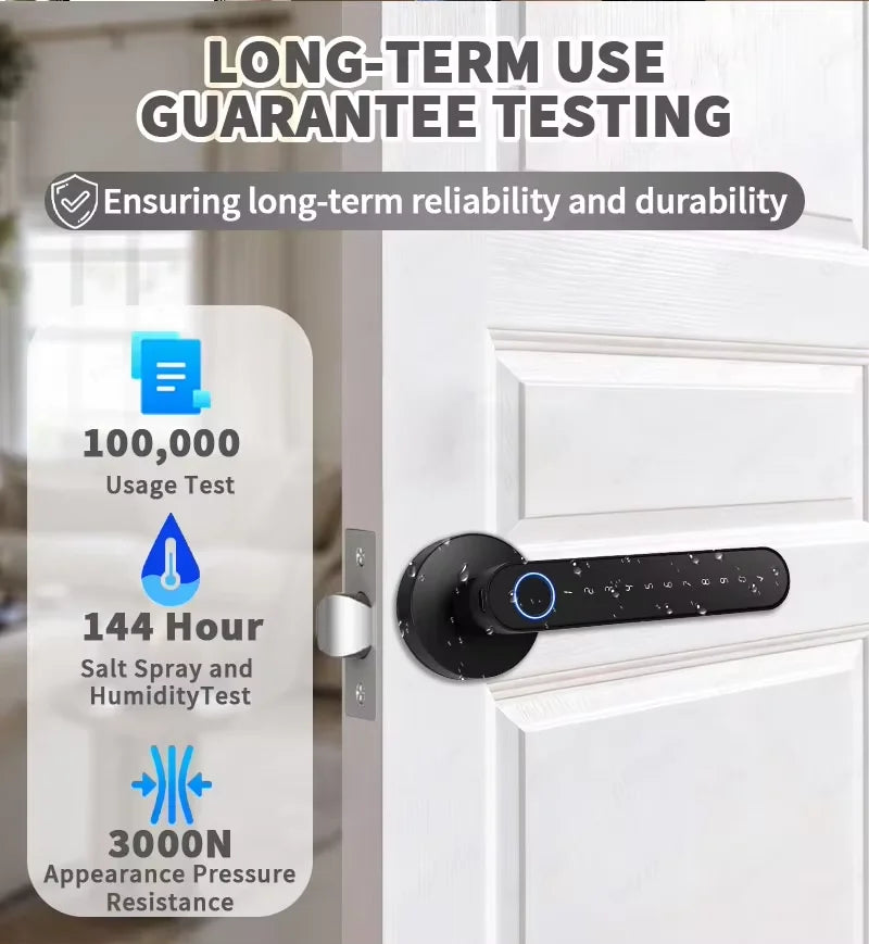 TTLock Smart Digital Door Lock With Fingerprint And Bluetooth Access