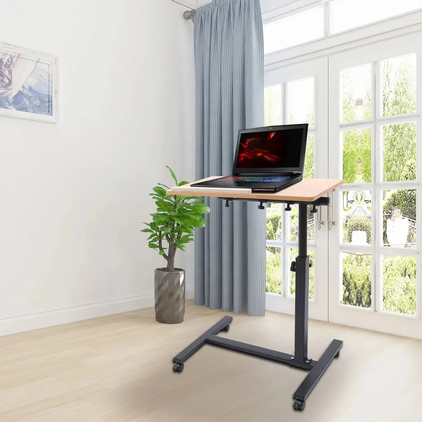 Portable Height Adjustable Folding Laptop Desk With Lift