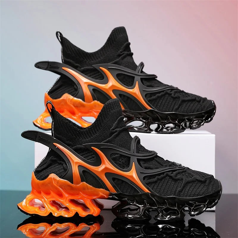 Lexsan Mens Casual Sneakers Breathable Anti Odor Running Shoes
