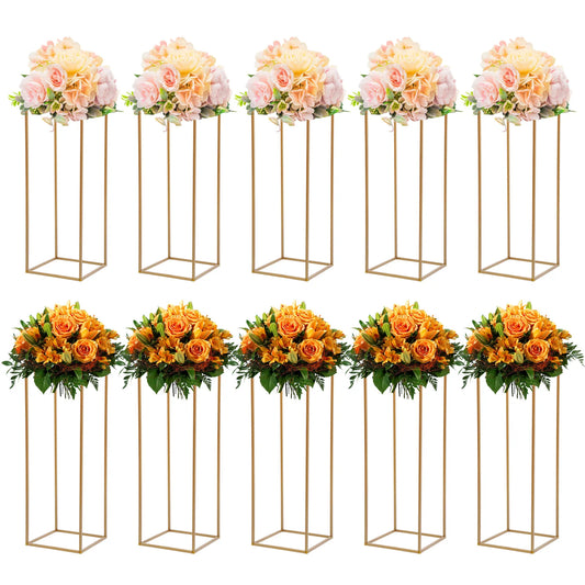 Bymaocar Metal Flower Stand Set For Wedding Centerpiece Display