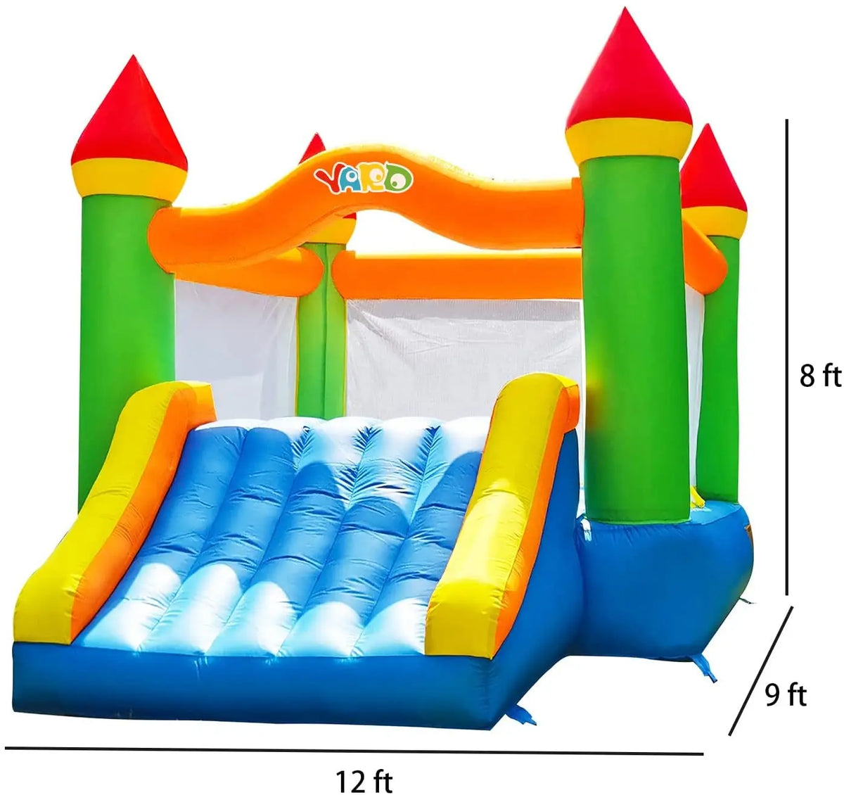 Backyard Bounce House With Slide For Kids Five To Twelve