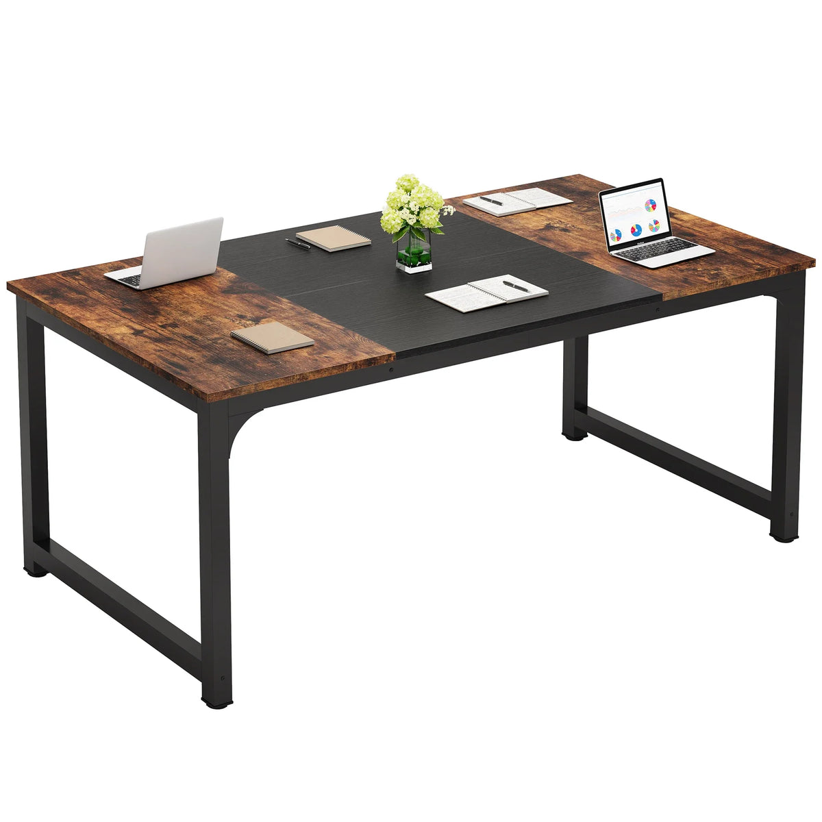 Tribesigns Modern Computer Desk For Home Office Large Workstation