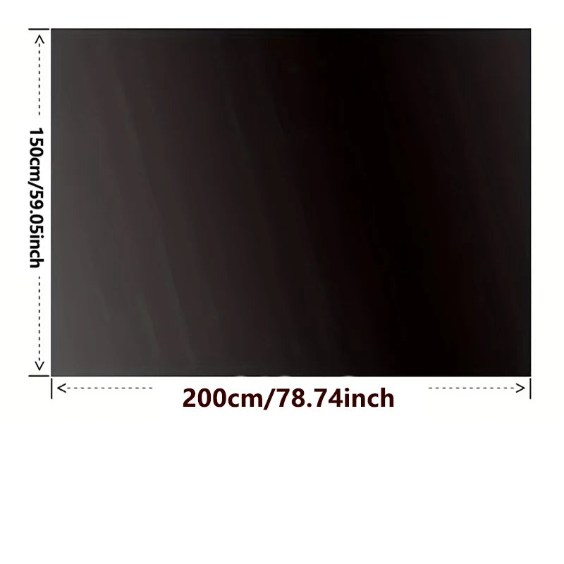 Blackout Window Film Cloth Self-Adhesive for Travel