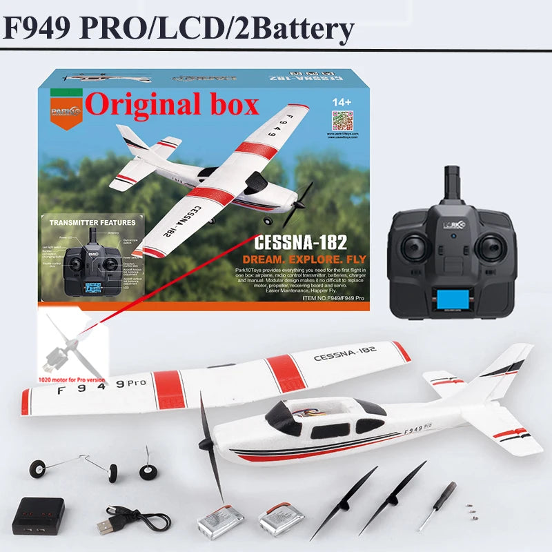 Wltoys F949 3CH RC Fixed Wing Airplane RTF With Gyroscope