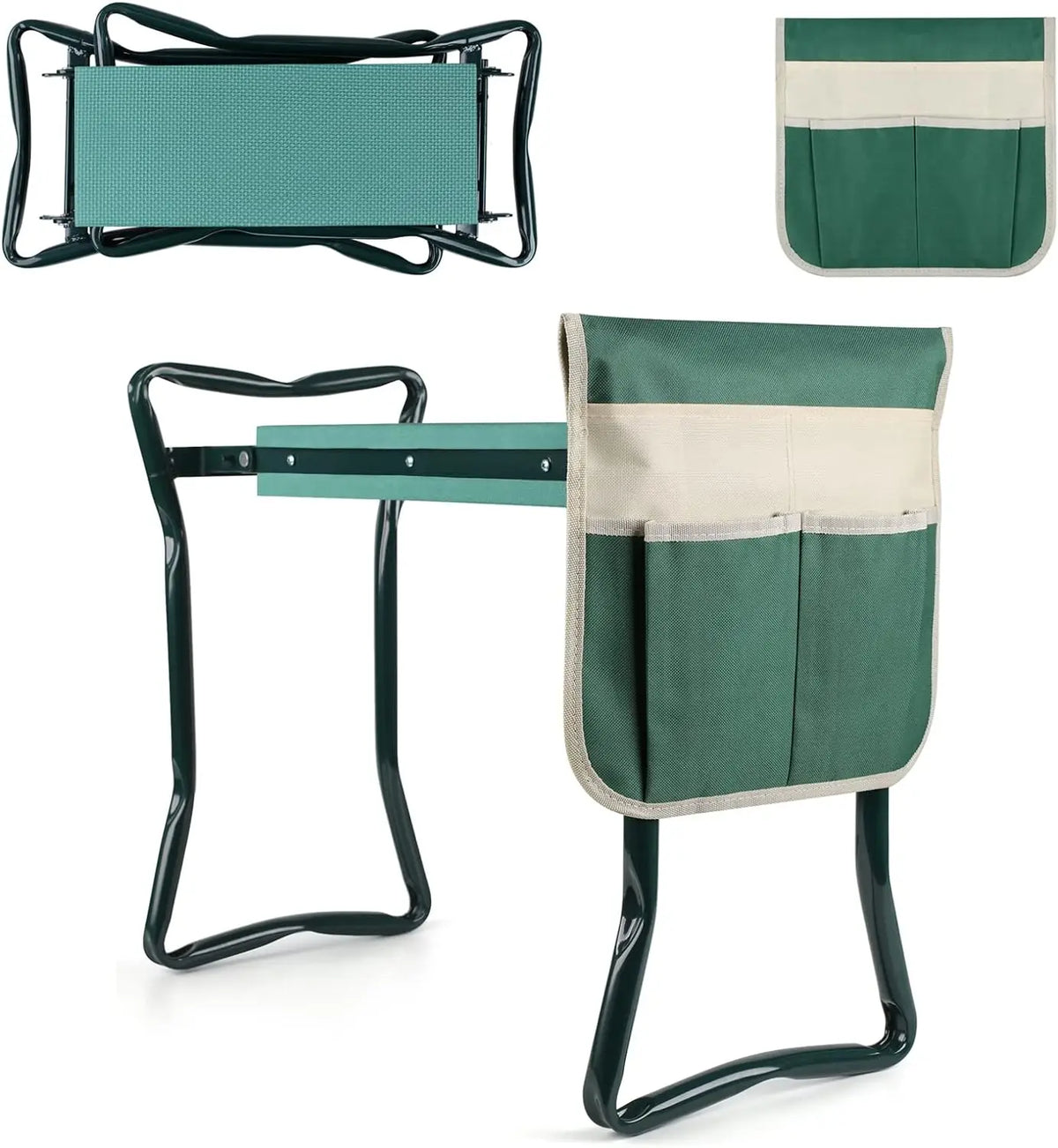 Upgraded Folding Garden Kneeler and Seat Bench Portable