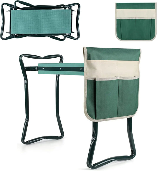 Upgraded Folding Garden Kneeler and Seat Bench Portable