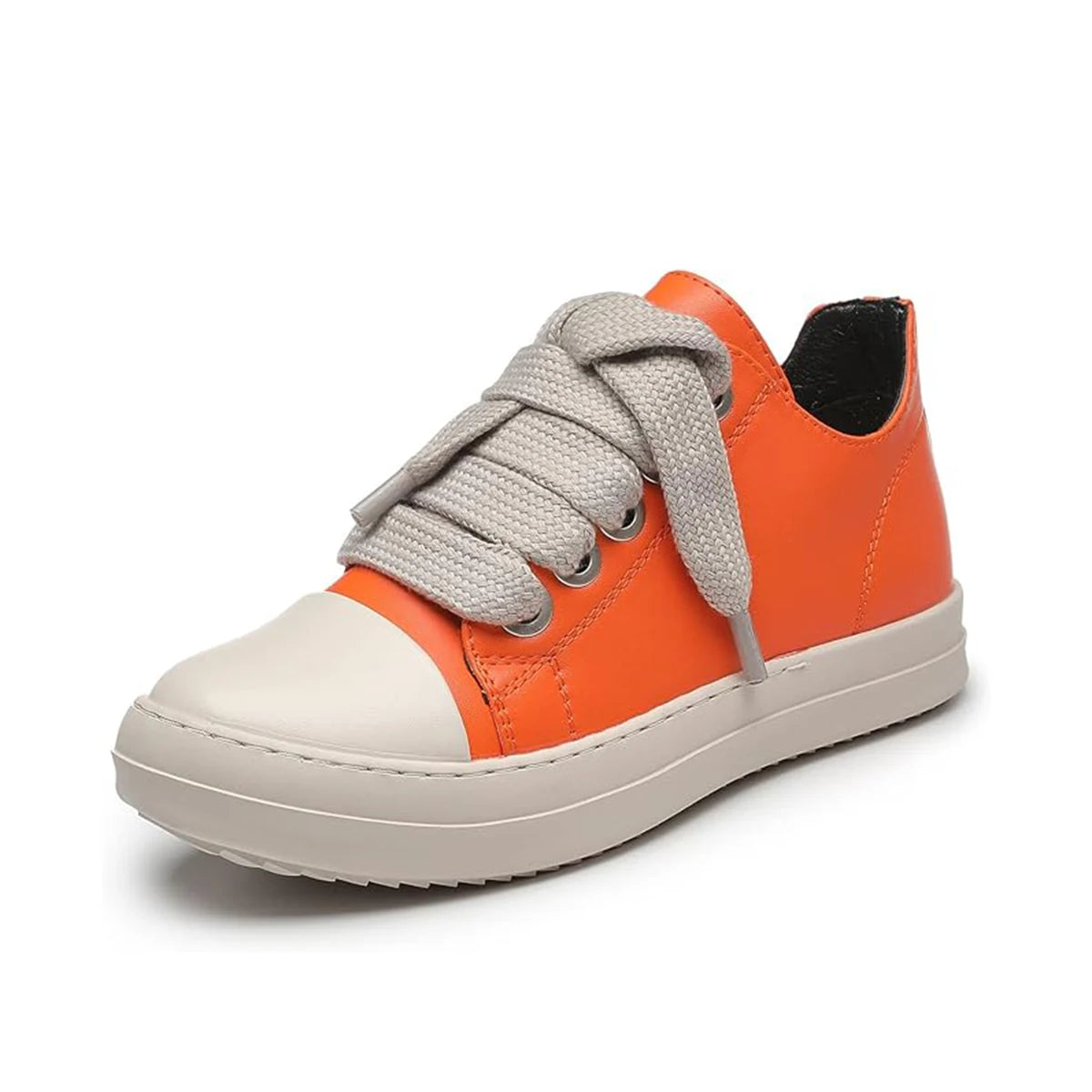 Men's Casual Shoes Waterproof Low Cut Flat Bottom Minimalist College-Style