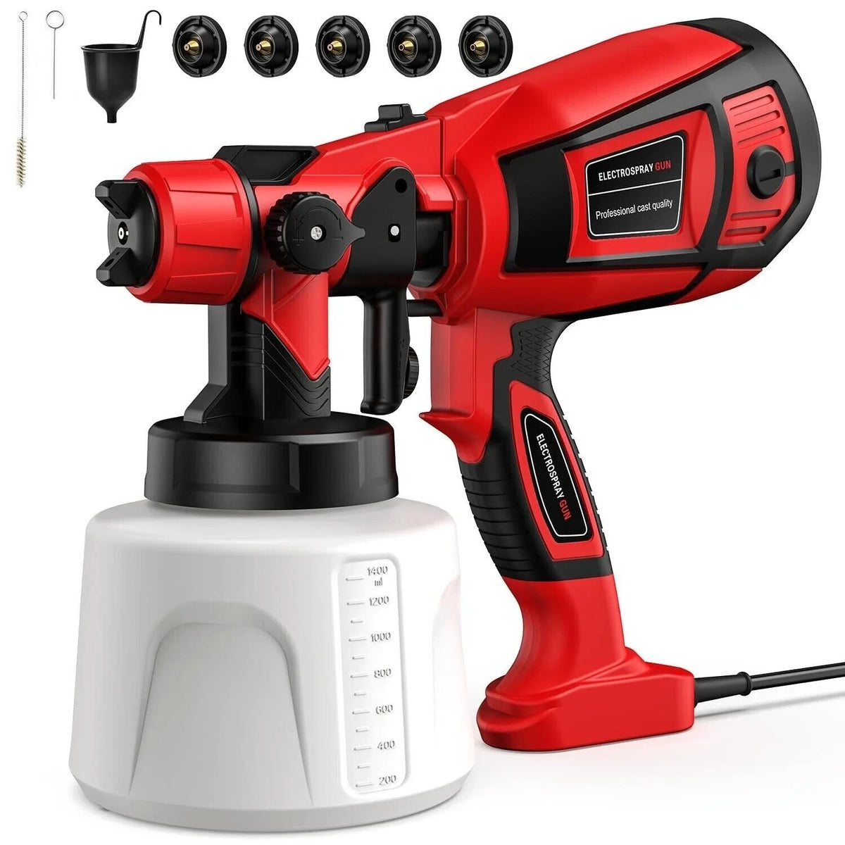 1400ML Electric Spray Gun 850W High Power Paint Sprayer