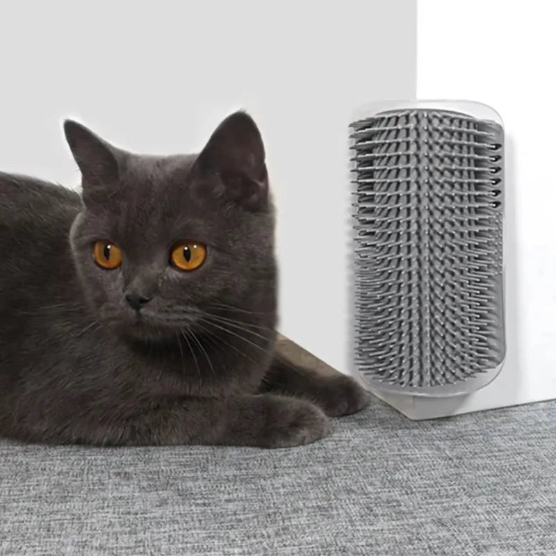 Cat Corner Scratcher And Massage Comb For Grooming