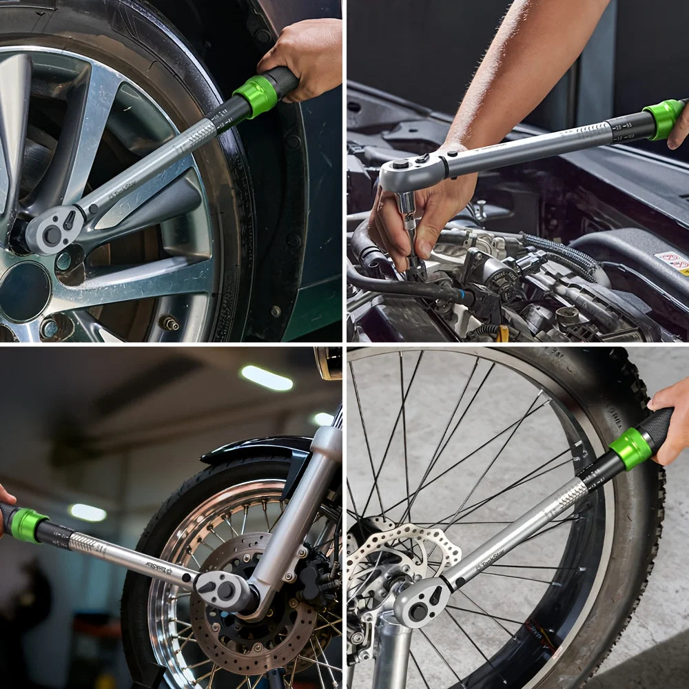 TaskStar Preset Click Torque Wrench Set DualScale Precision