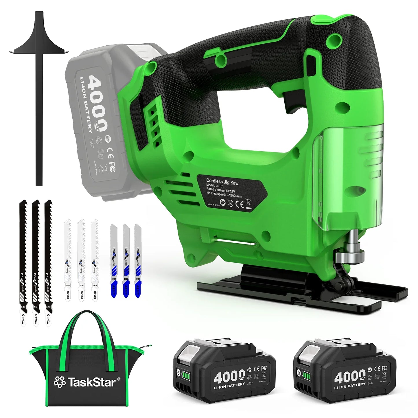 Taskstar Cordless Jig Saw And Angle Grinder Combo Kit