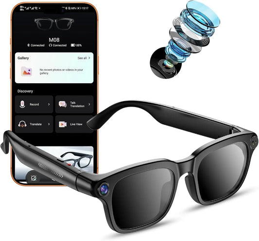 AI Smart Glasses With HD Camera And Real Time Translation