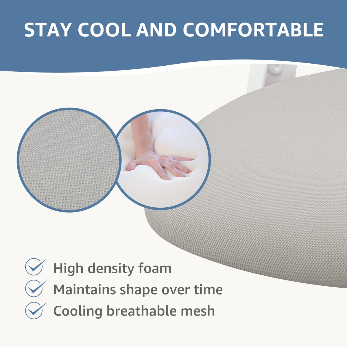 JHK Ergonomic Mesh Office Chair With Lumbar Support And Headrest