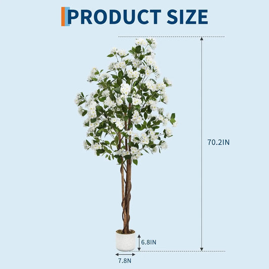 HiMISS Artificial Osmanthus Tree In Potted Planter For Home Decor