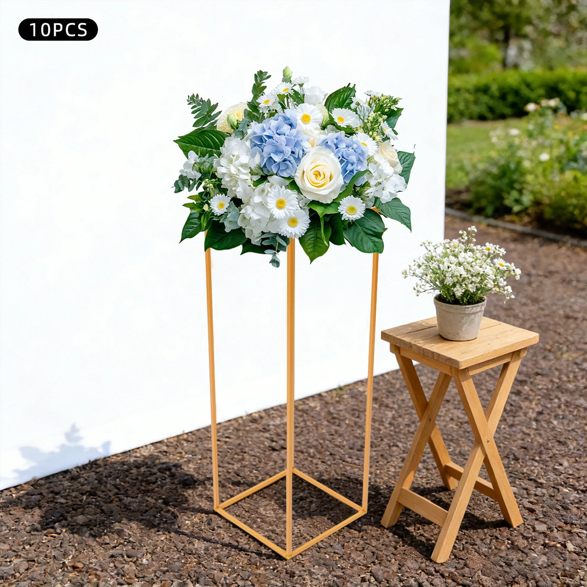 Bymaocar Metal Flower Stand Set For Wedding Centerpiece Display