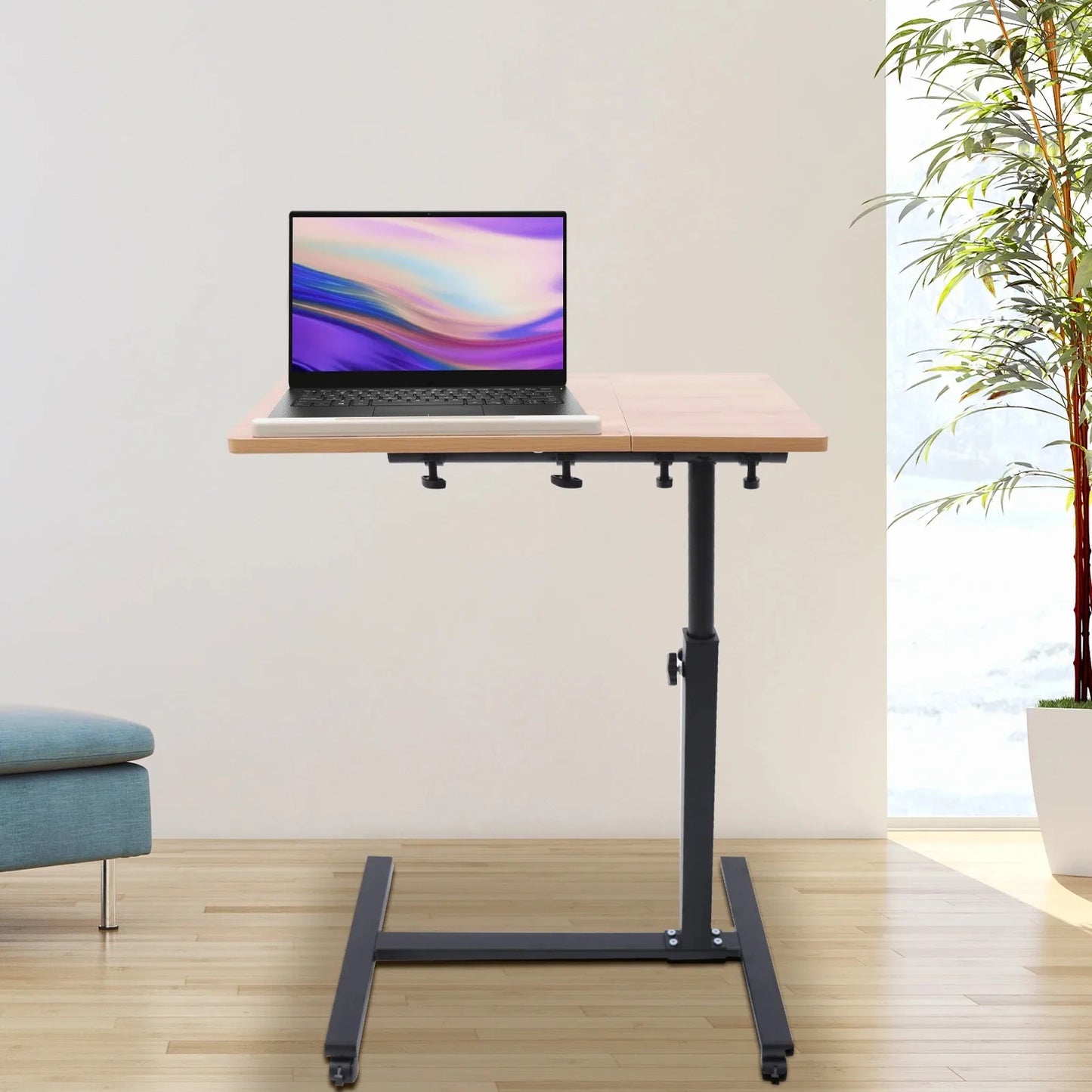 Portable Height Adjustable Folding Laptop Desk With Lift