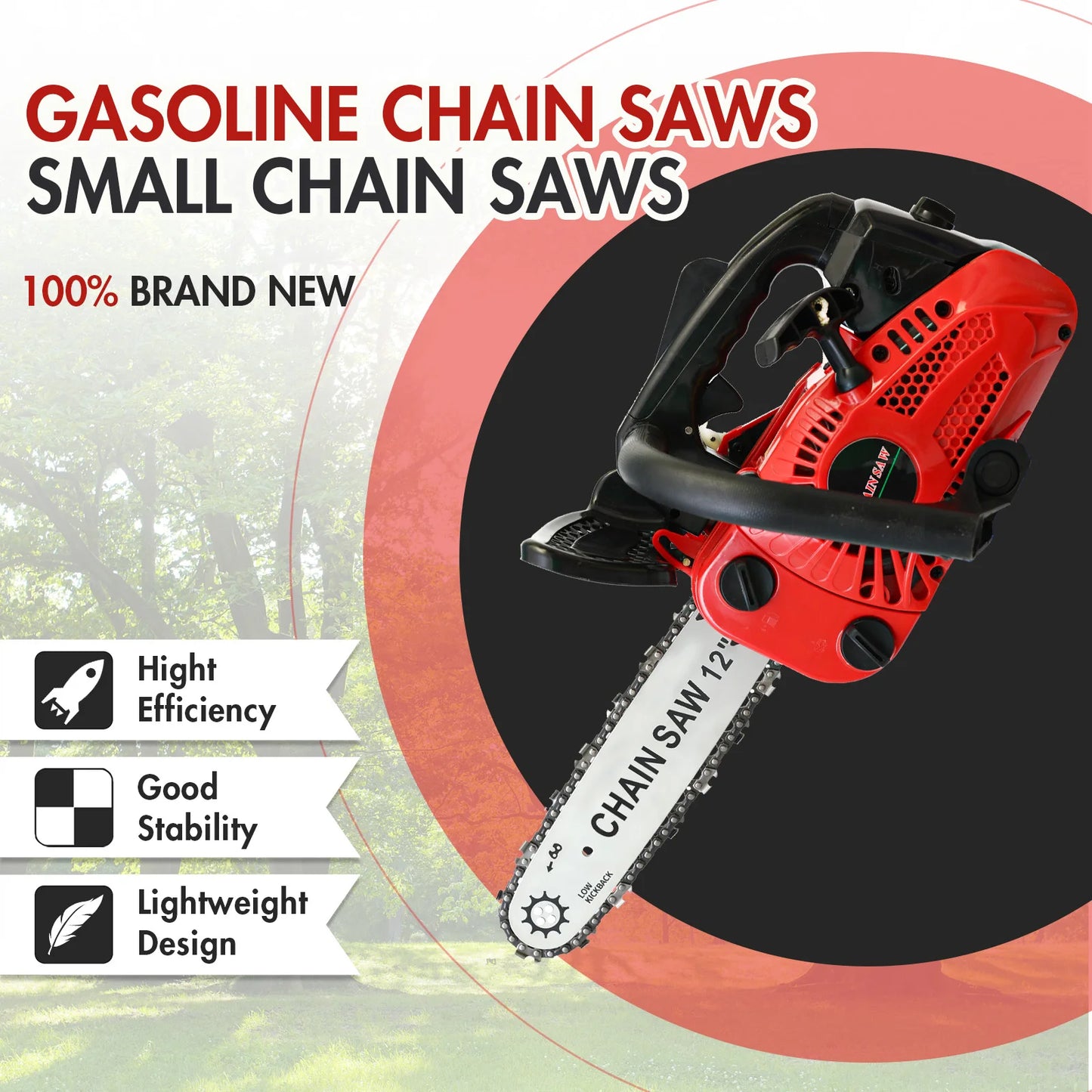 Cordless Chainsaw 1000W Electric Wood Cutting For Trees And Branches