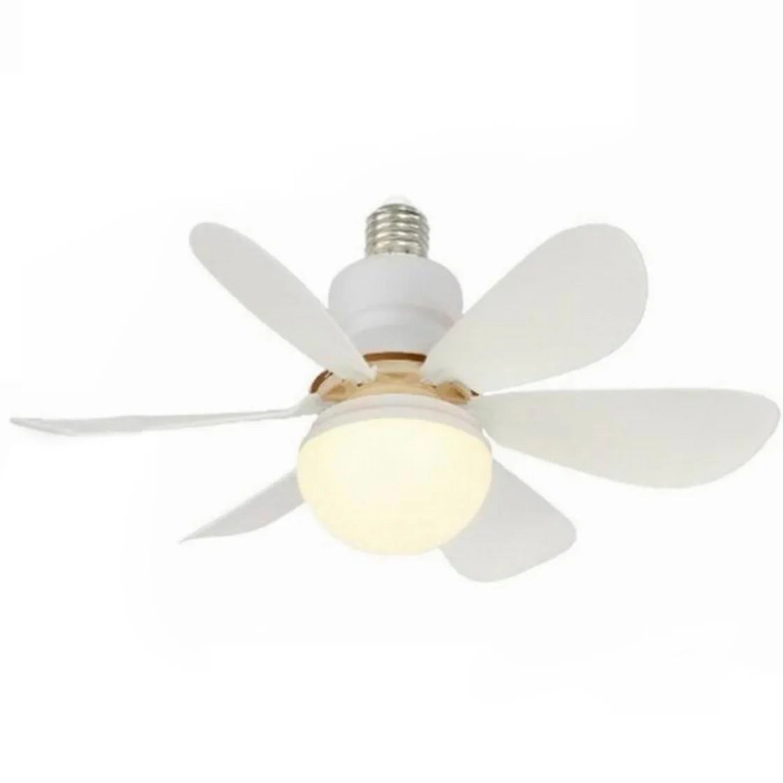 Ceiling Fan With Remote Control And LED Light E27 Base