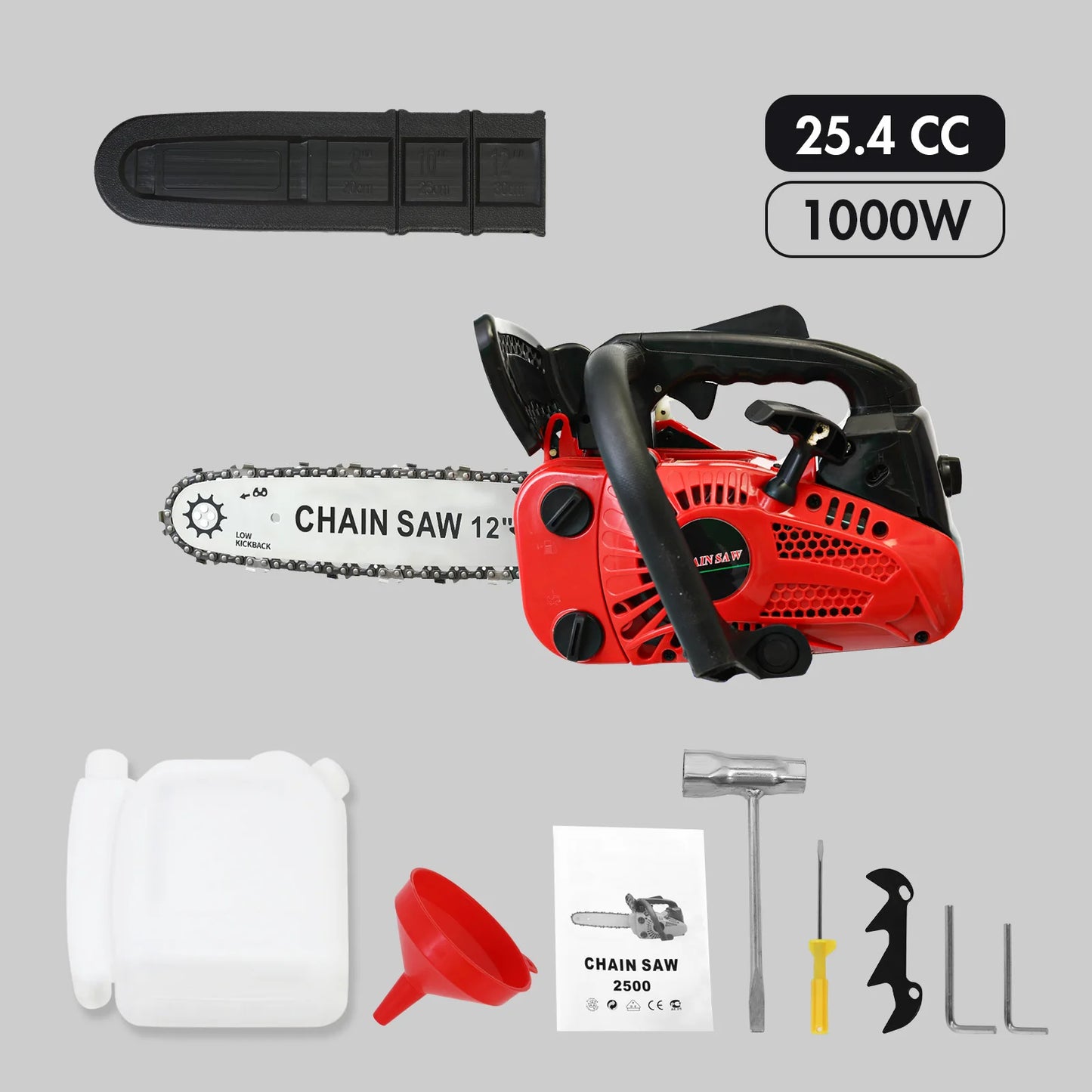 Cordless Chainsaw 1000W Electric Wood Cutting For Trees And Branches