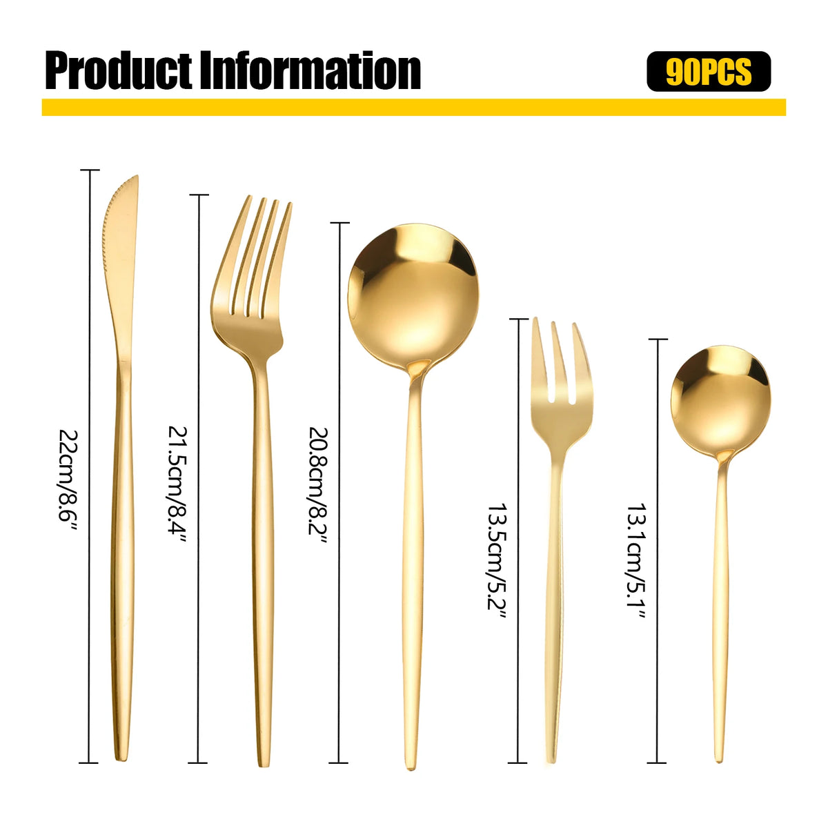 Stainless Steel Flatware Set Heavy Duty For Weddings And Buffets