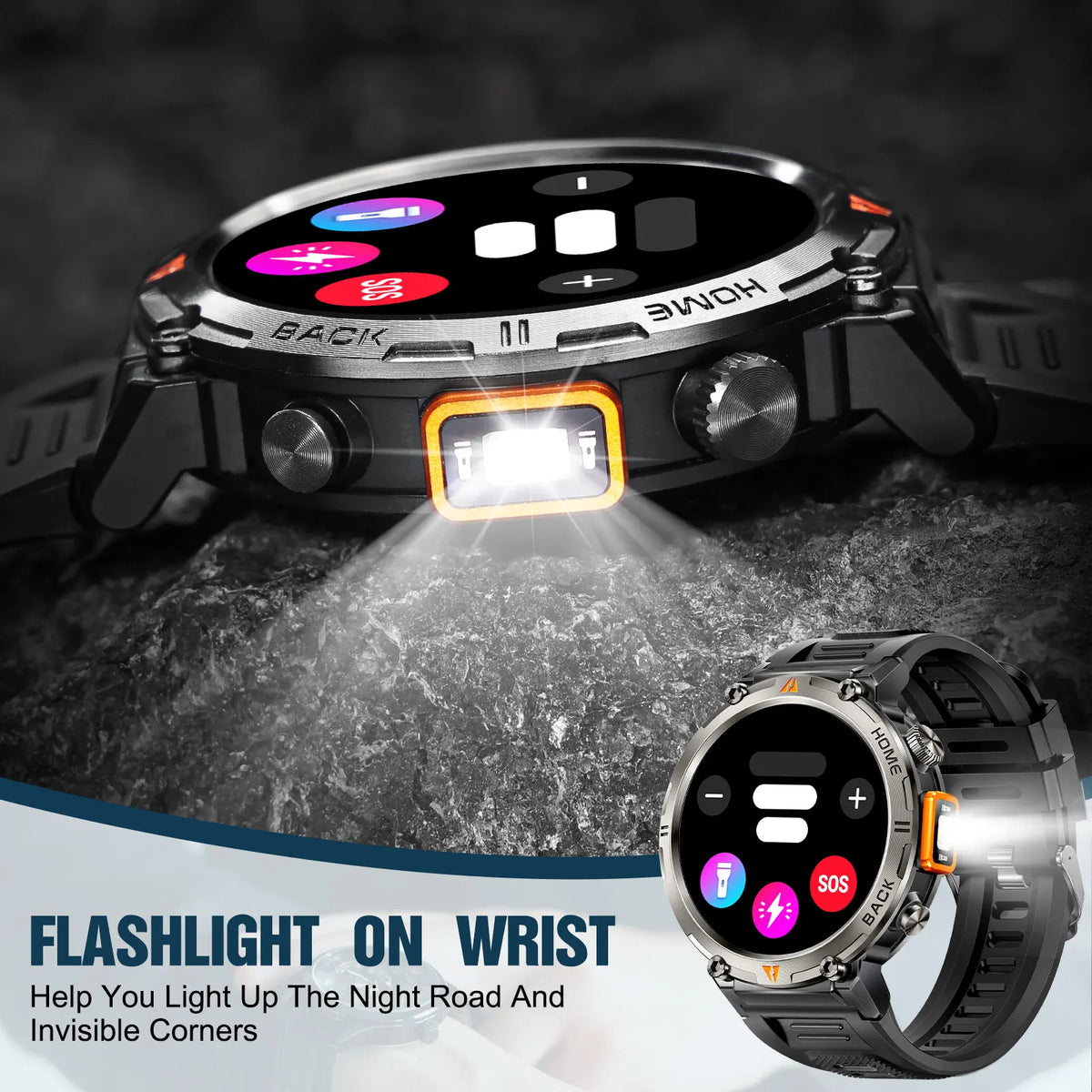 EIGIIS KE3 Smartwatch With Health Monitor And Full Touch Screen