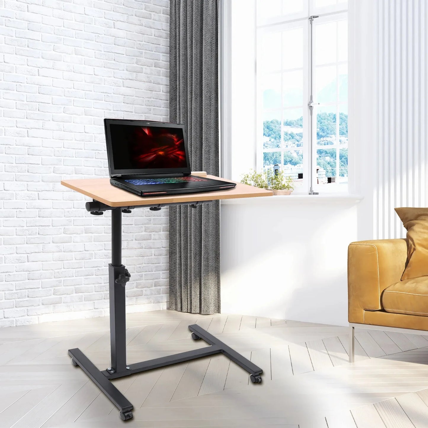 Portable Height Adjustable Folding Laptop Desk With Lift