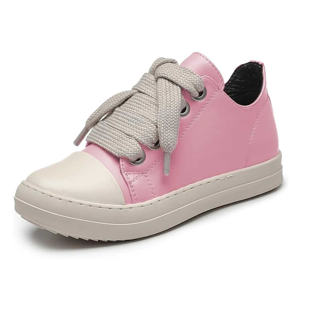 Men's Casual Shoes Waterproof Low Cut Flat Bottom Minimalist College-Style