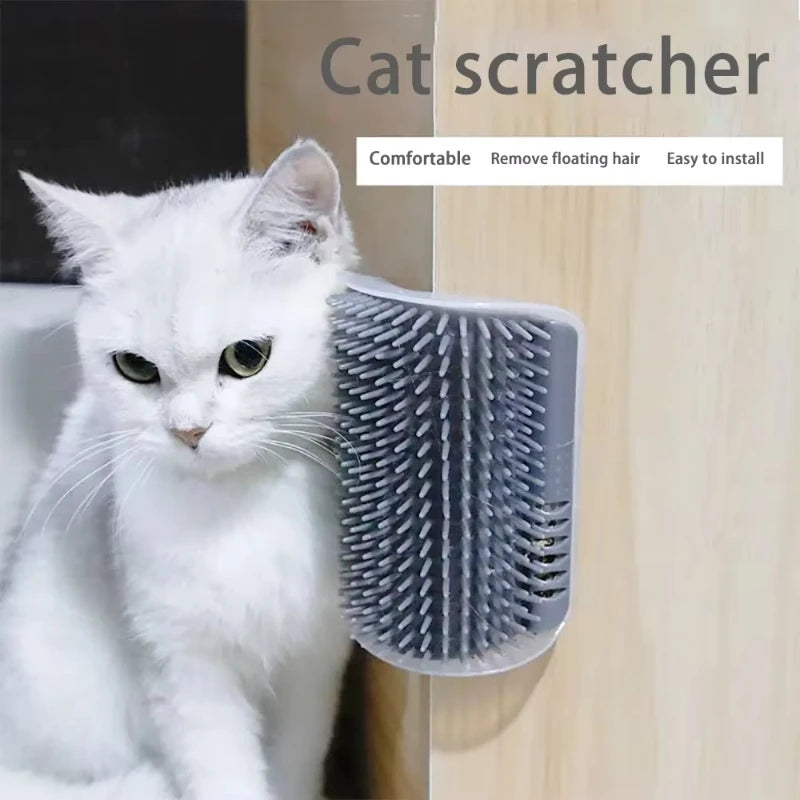Cat Corner Scratcher And Massage Comb For Grooming