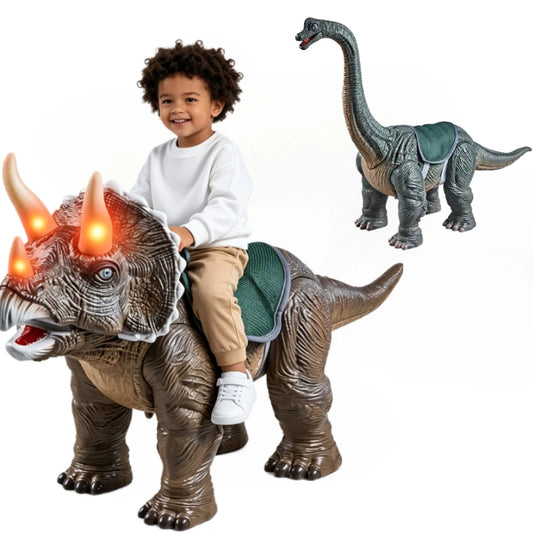 Realistic Dinosaur Ride On Toy Car With Sound And Light
