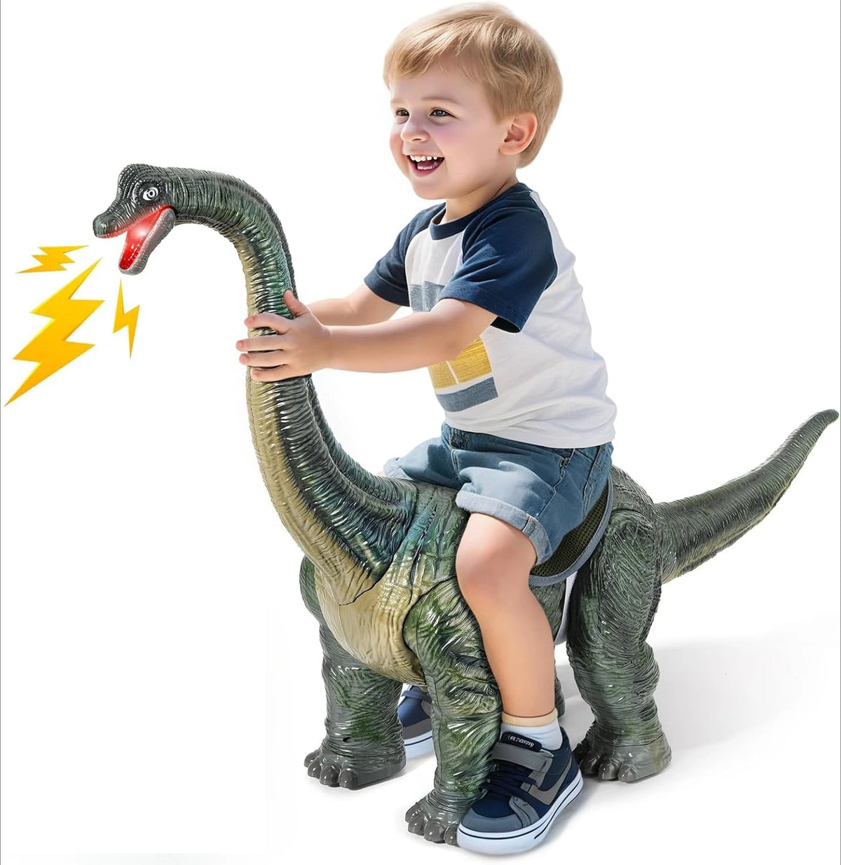 Realistic Dinosaur Ride On Toy Car With Sound And Light