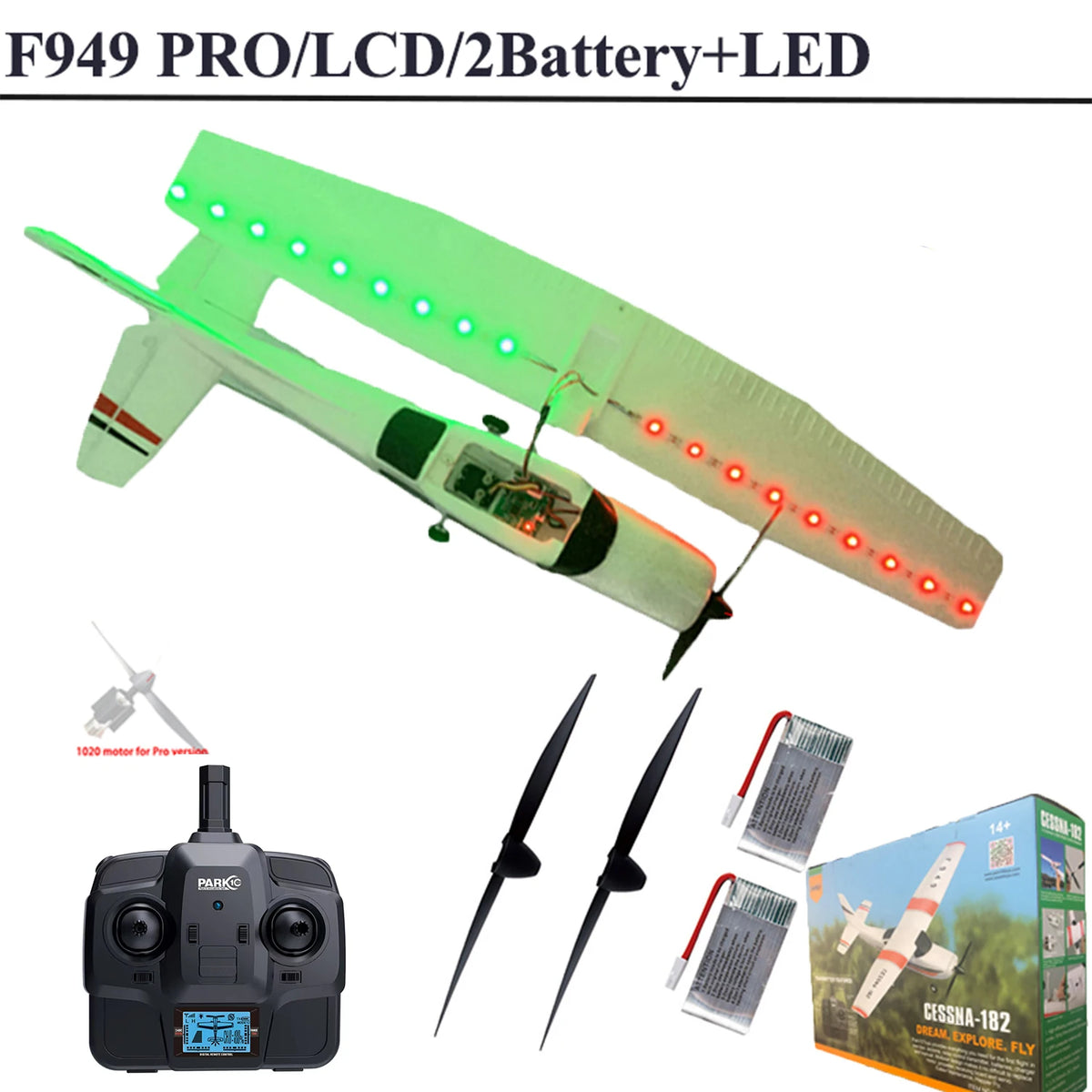 Wltoys F949 3CH RC Fixed Wing Airplane RTF With Gyroscope