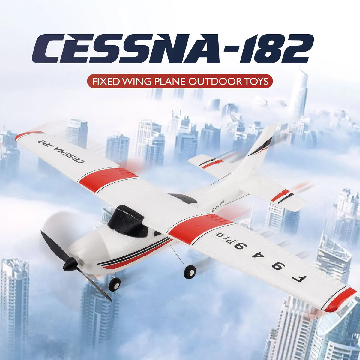 Wltoys F949 3CH RC Fixed Wing Airplane RTF With Gyroscope