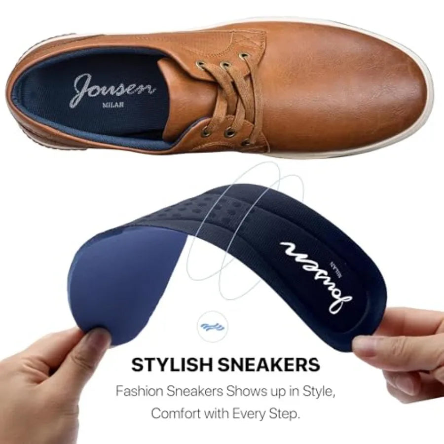 Jousen Men's Fashion Sneakers Classic Retro Casual Shoes Breathable