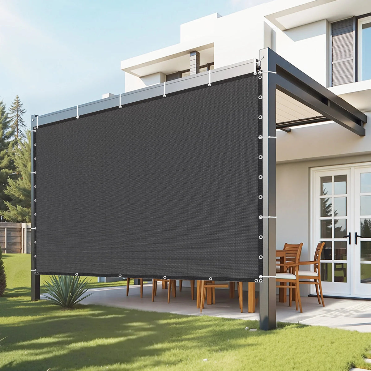 SucceBuy Heavy Duty Sun Shade Cover For Outdoor Garden