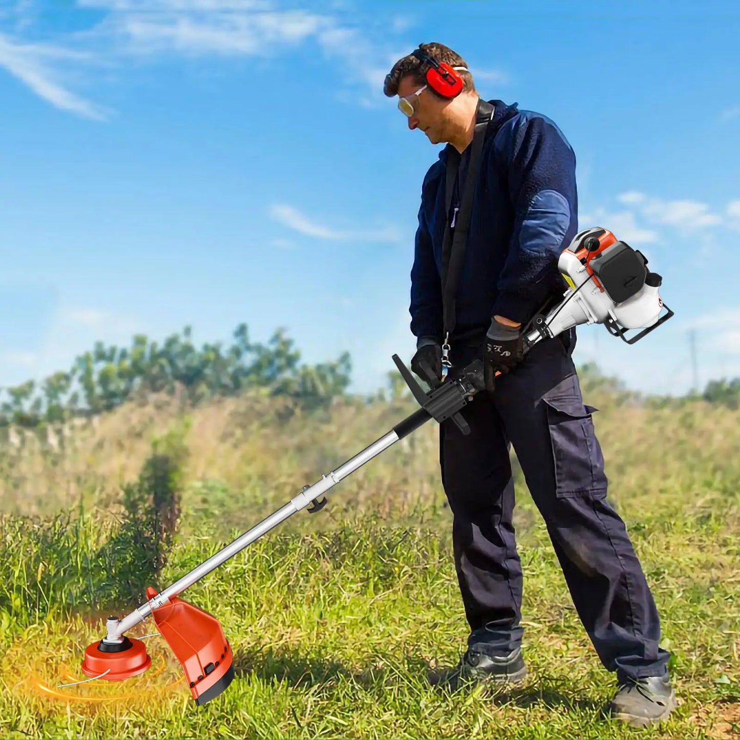JETTING 3-In-1 Gasoline Powered String Trimmer And Edger