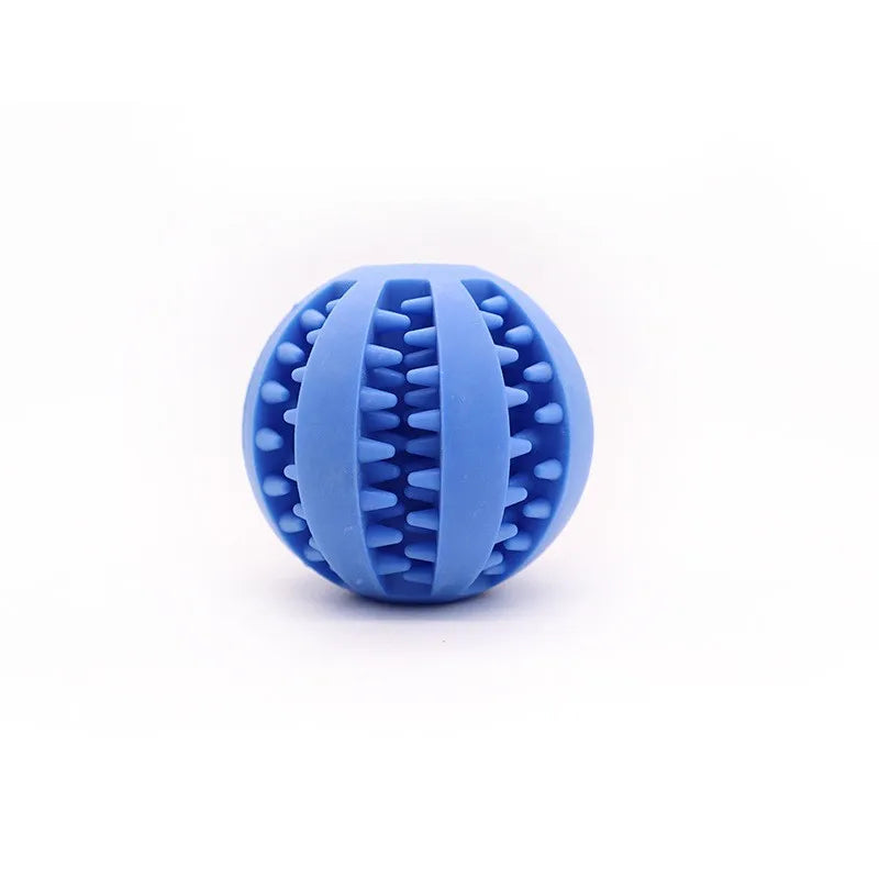 Interactive Rubber Puzzle Ball Treat Dispenser Toy For Dogs