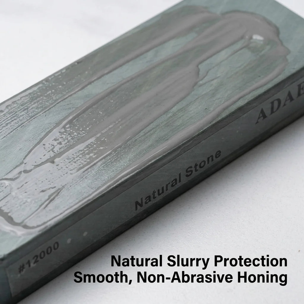 ADAEE 12000 Grit Natural Whetstone Sharpening Stone For Kitchen Knives