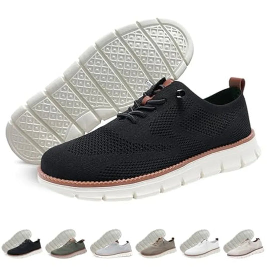 Breathable Mens Casual Shoes Lightweight Oxford Style Sneakers