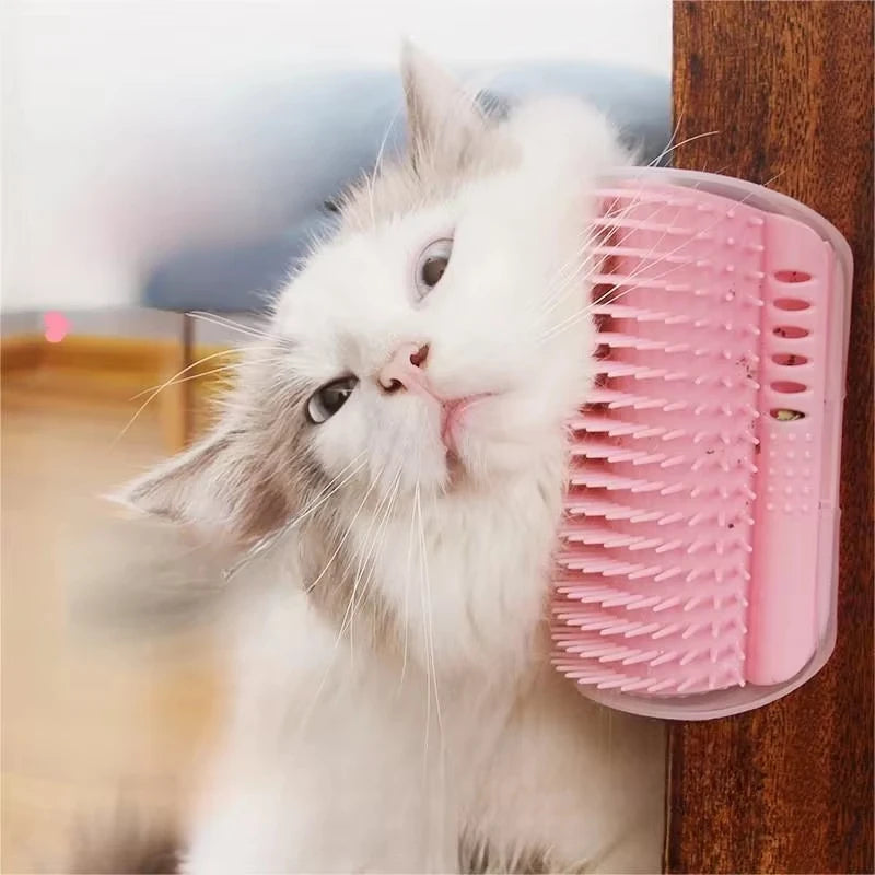 Cat Corner Scratcher And Massage Comb For Grooming