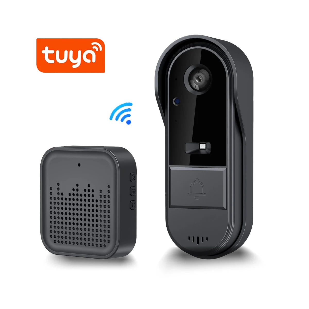 XBIBI WiFi Doorbell 1080P Two Way Audio Waterproof Storage
