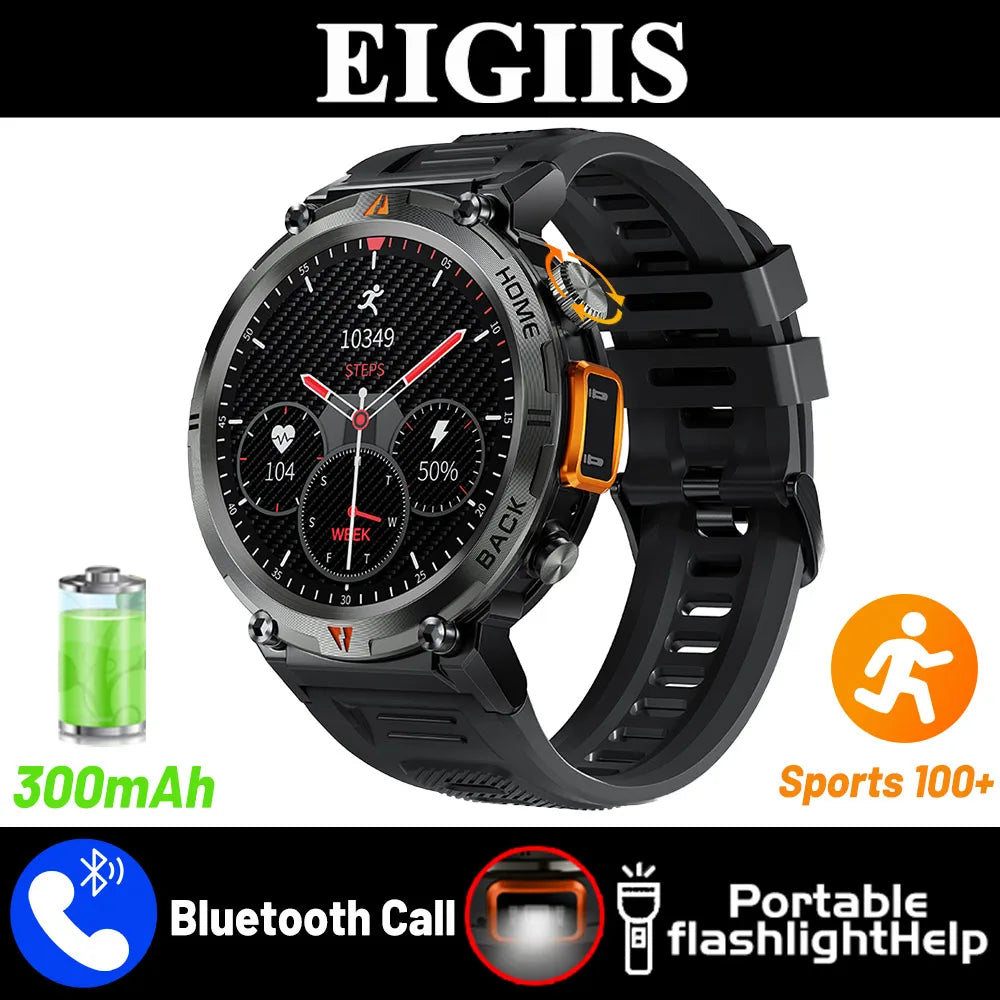 EIGIIS KE3 Smartwatch With Health Monitor And Full Touch Screen