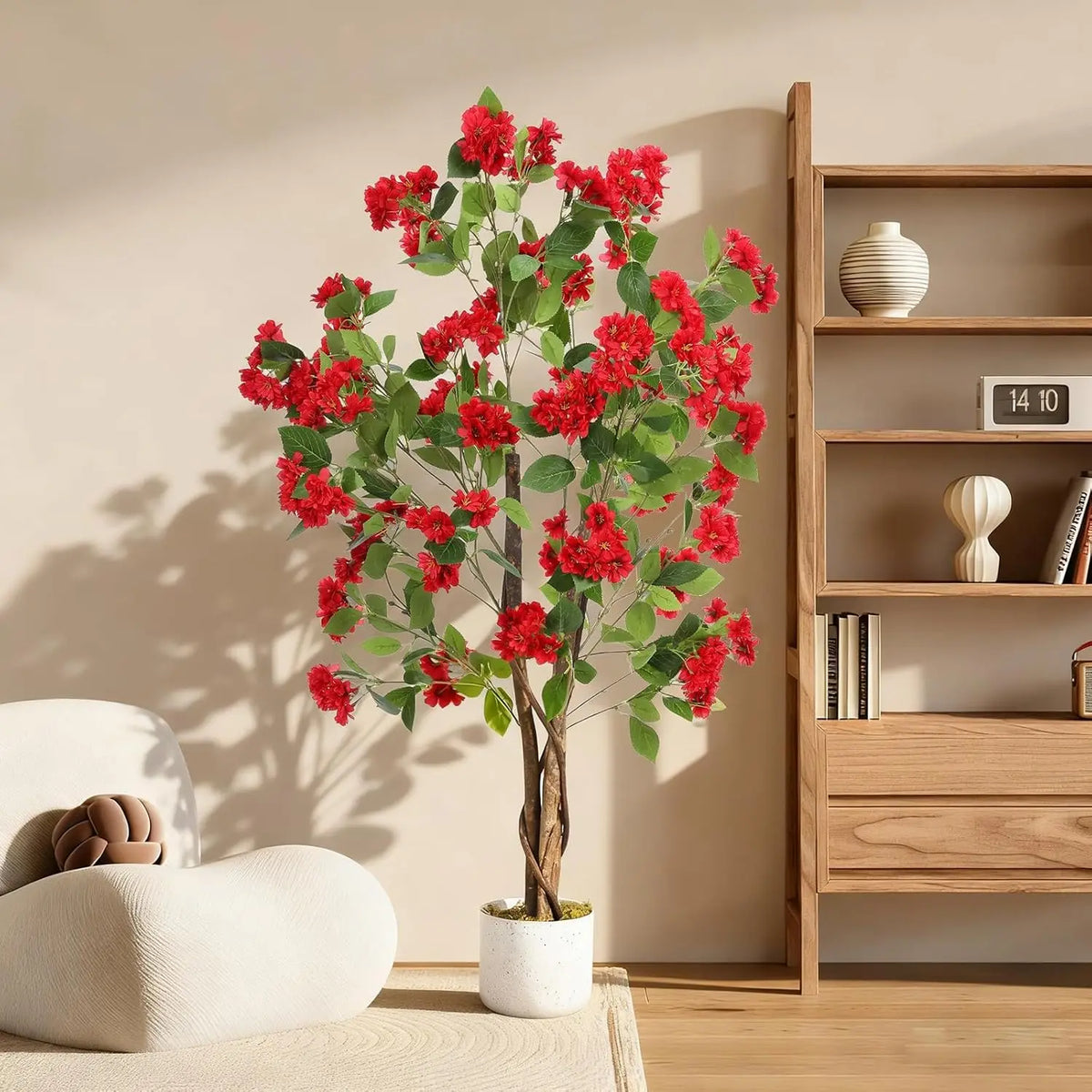 HiMISS Artificial Osmanthus Tree In Potted Planter For Home Decor