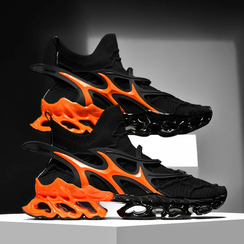 Lexsan Mens Casual Sneakers Breathable Anti Odor Running Shoes