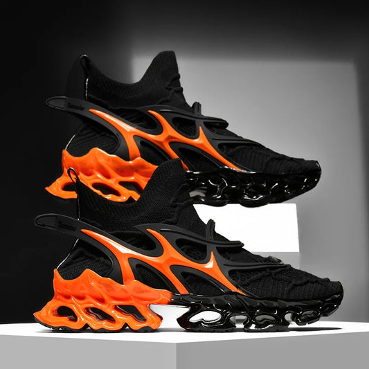 Lexsan Mens Casual Sneakers Breathable Anti Odor Running Shoes
