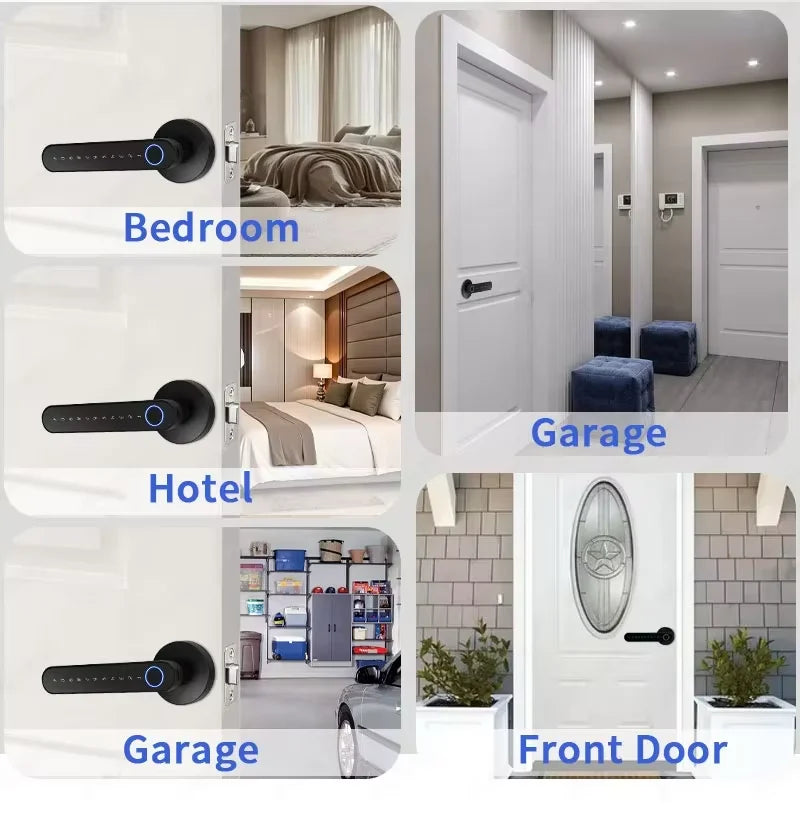 TTLock Smart Digital Door Lock With Fingerprint And Bluetooth Access