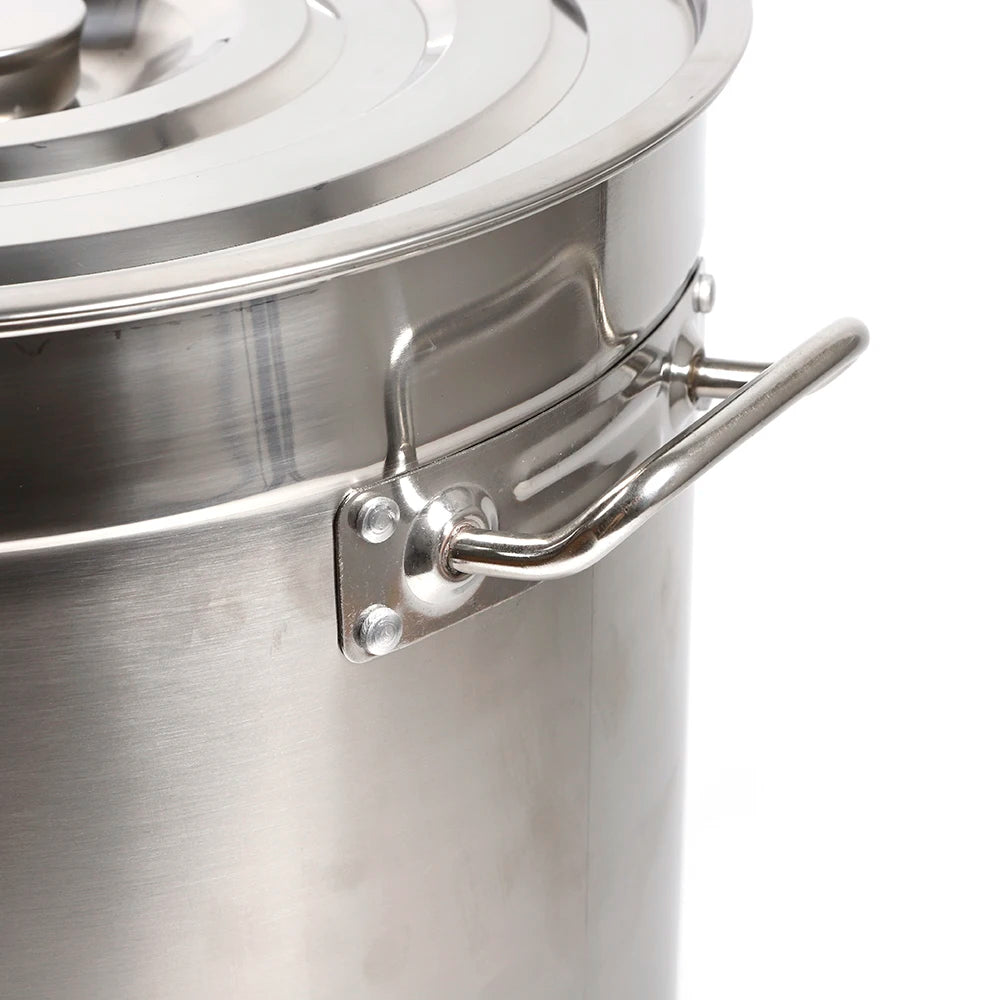 Stainless Steel Multipurpose Stock Pot With Lid For Home Use
