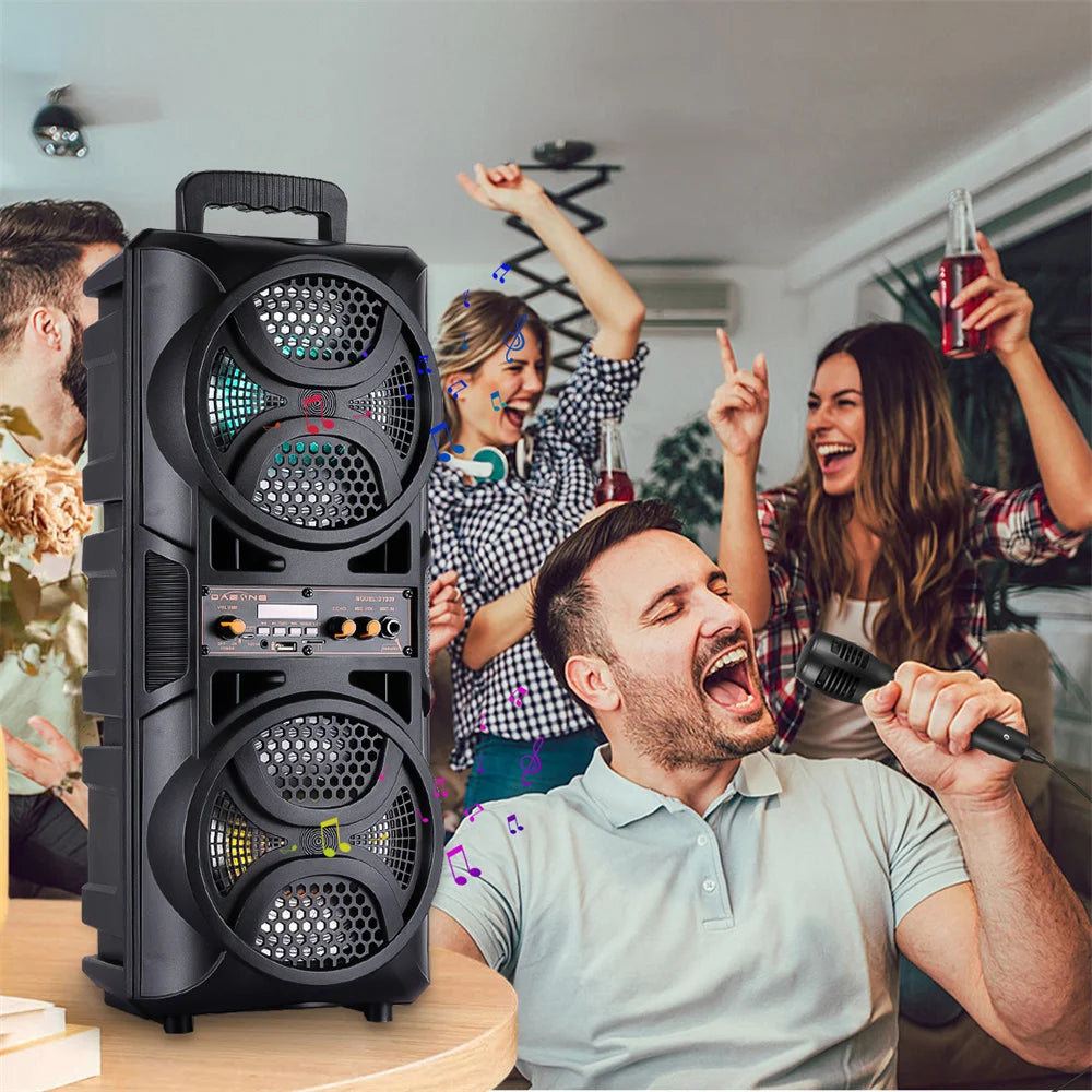 CURUK 3000W Portable Bluetooth Speaker Subwoofer Heavy Bass System