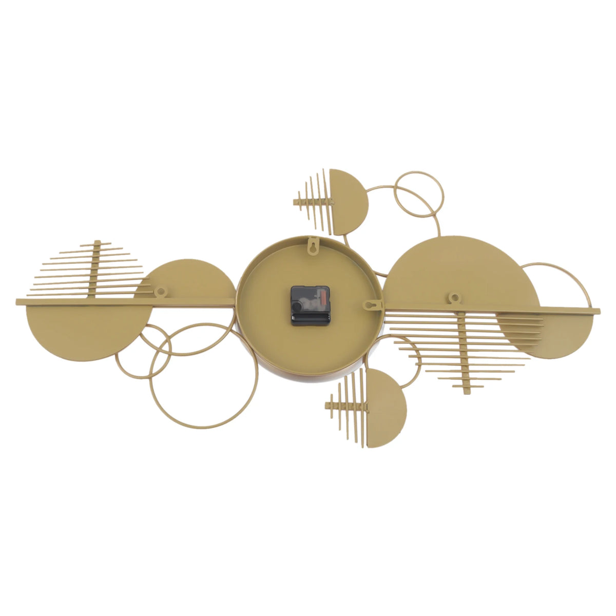 Modern Geometric Wall Clock With Silent Quartz Movement